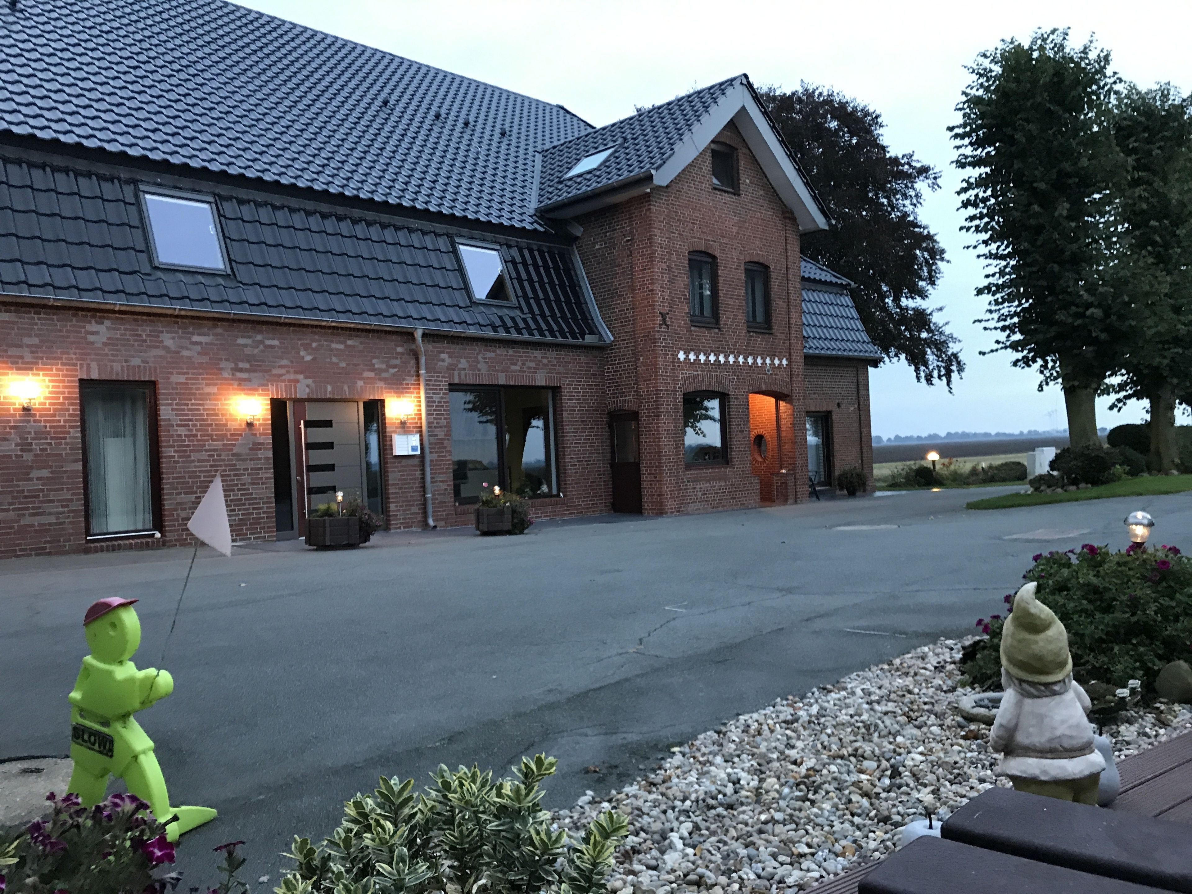 Front of property - evening/night