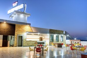 Front of property – evening/night