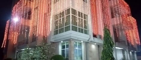 Front of property - evening/night