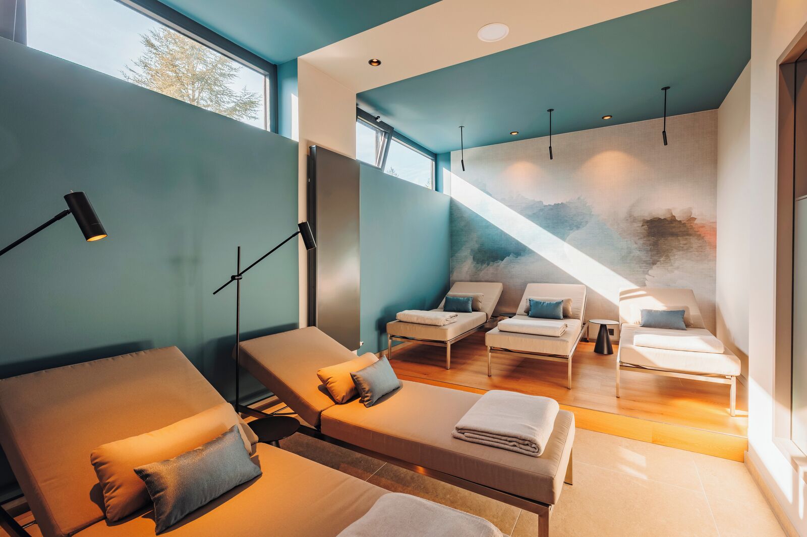 Un sauna, tratamientos faciales, masajes