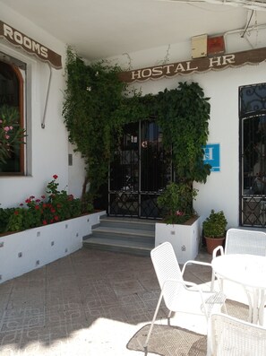 Entrée de l’hébergement