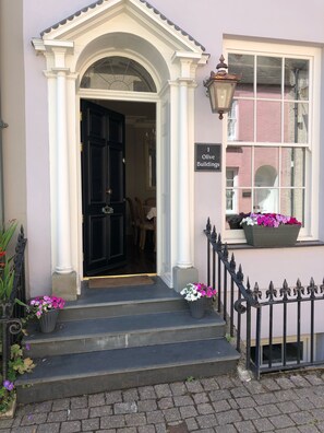 Exterior detail - Tenby Town, 4 storey, within the walls and 30 metres from steps to beach.  (TENBY)
