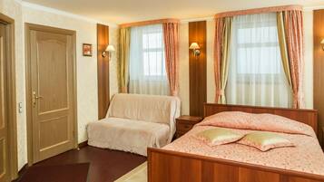 In-room safe, desk, iron/ironing board, rollaway beds