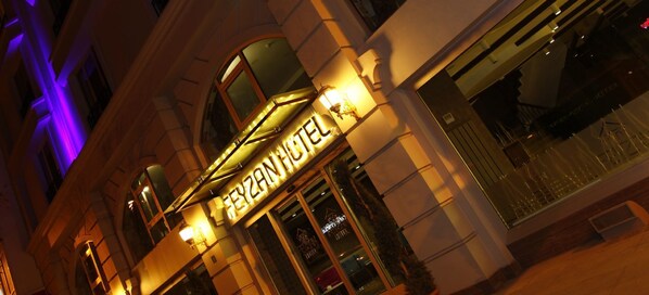 Front of property – evening/night
