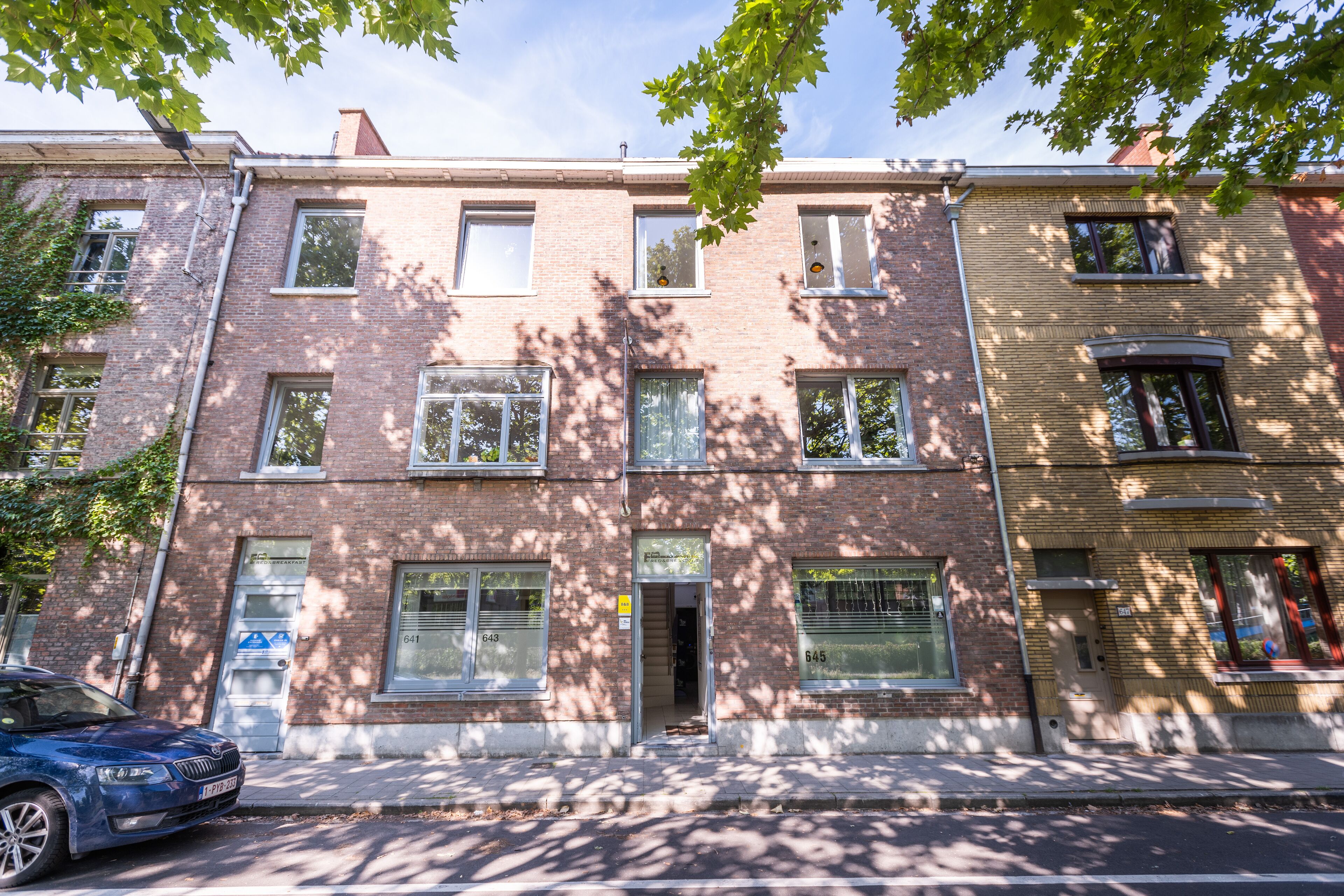 Voorkant van accommodatie