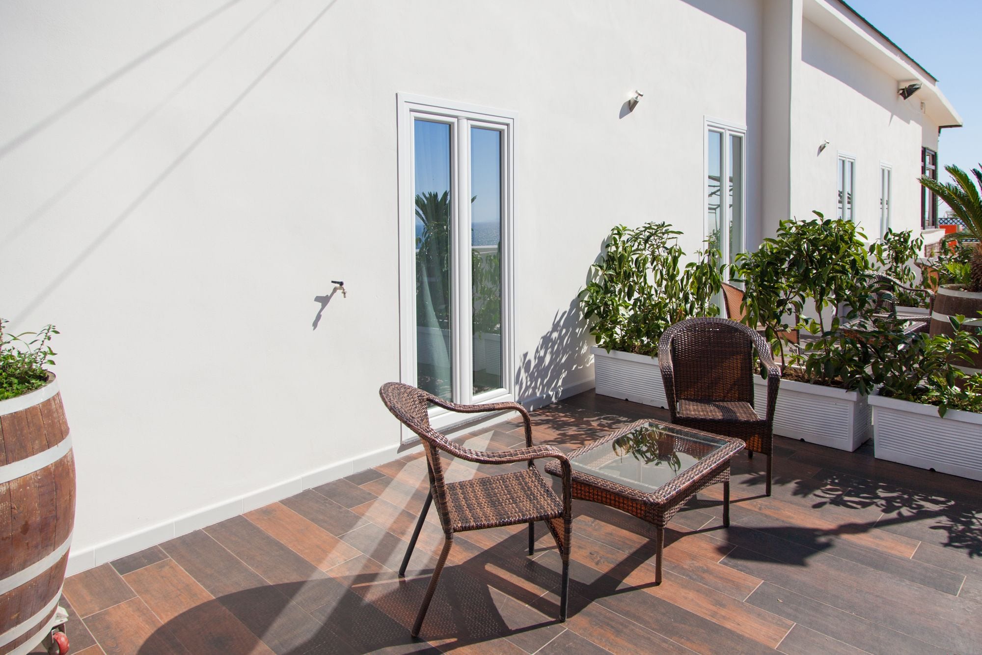 Camera doppia, balcone, vista mare (Procida) | Terrazza/patio