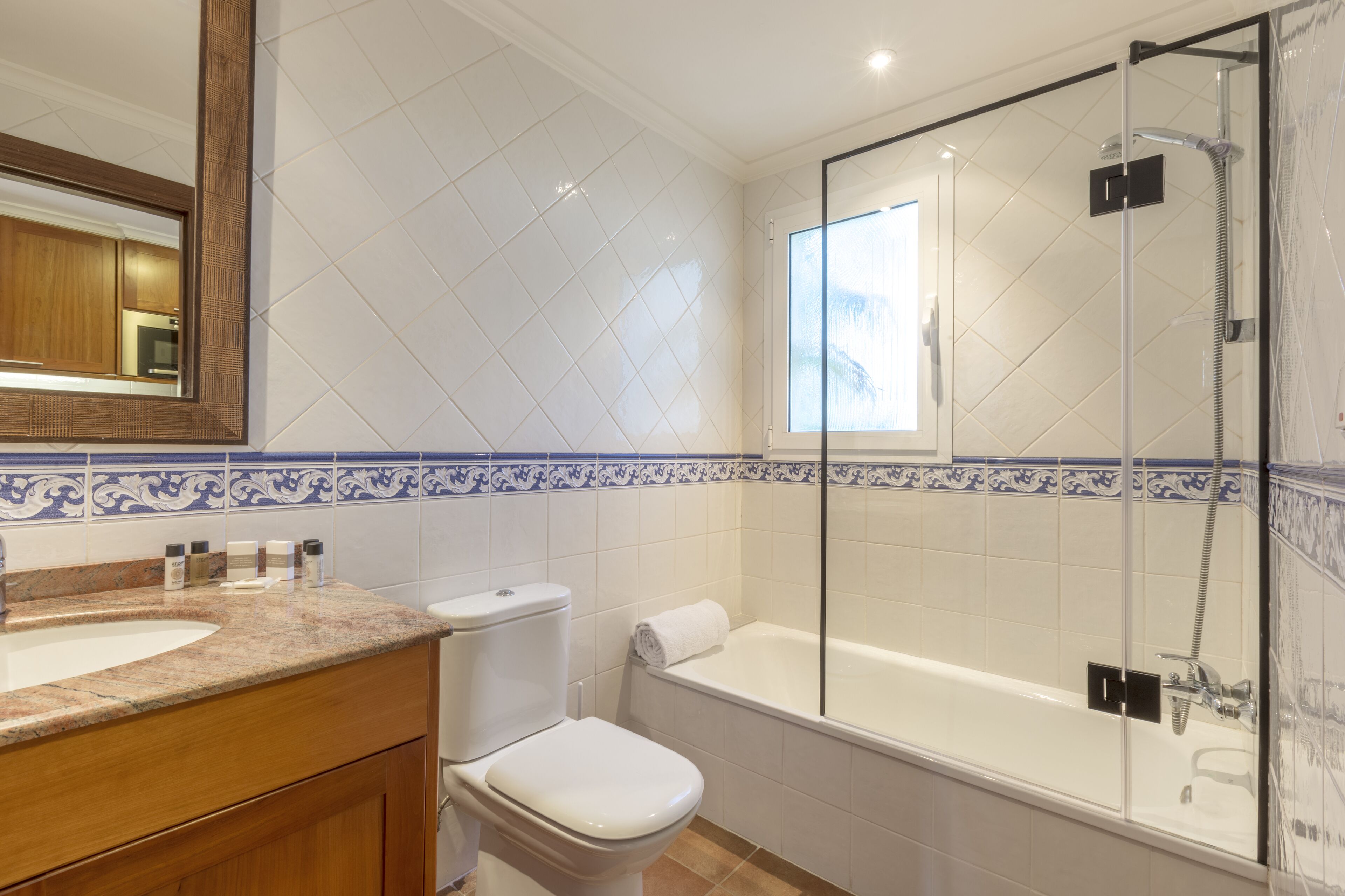 double room | bathroom | hair dryer, towels