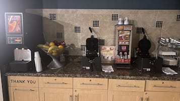 Free daily on-the-go breakfast