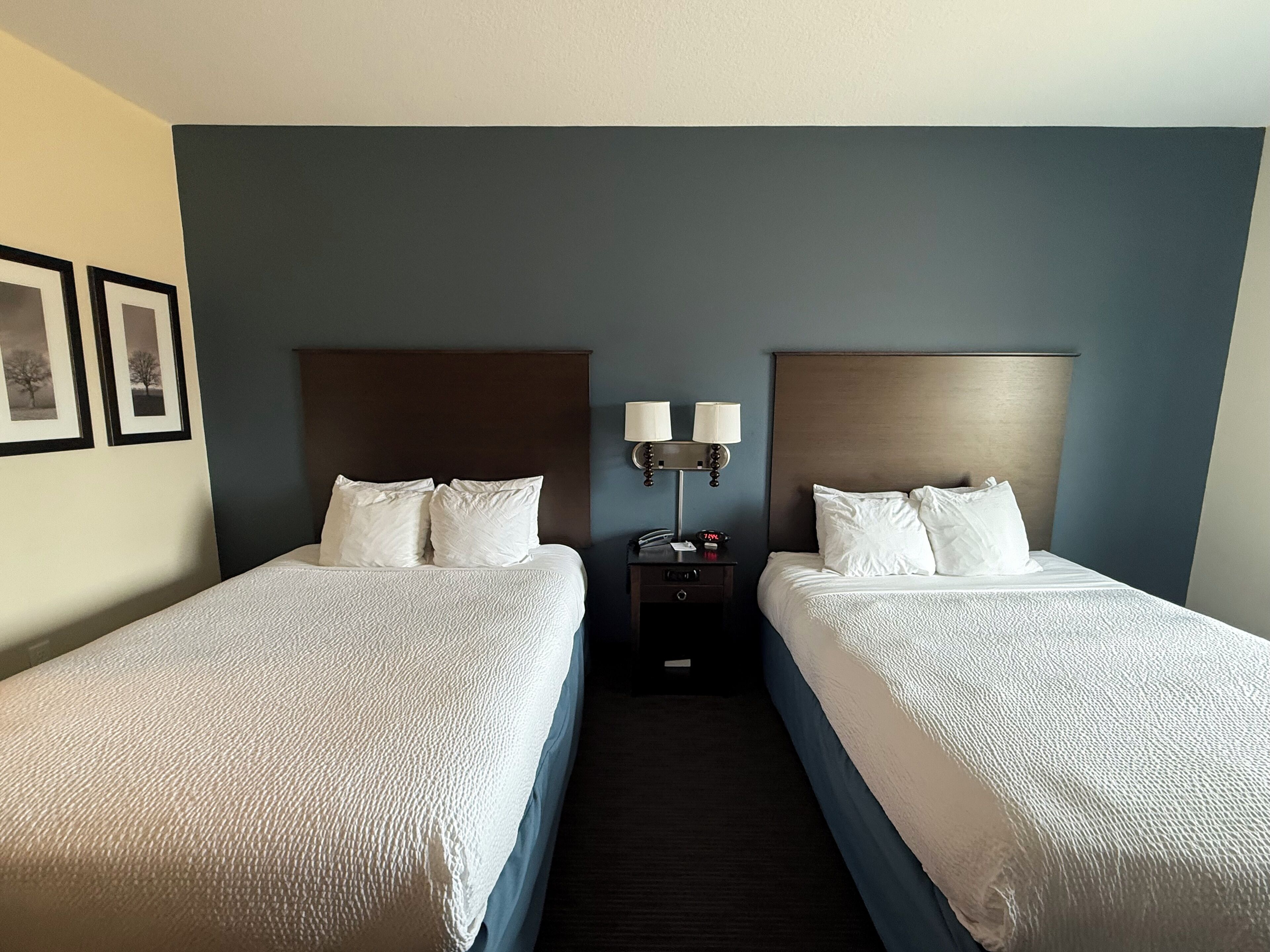 desk, blackout curtains, soundproofing, iron/ironing board