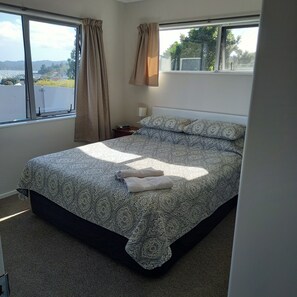 2 bedrooms, iron/ironing board, travel crib, WiFi