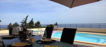 Villa contemporaine classée,Clim-180M2,piscine,à 5 mn des plages & des commerces