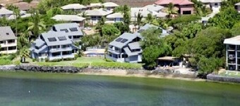 Location, Location, Location.  You can't get closer to the ocean for this price