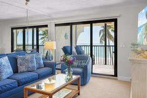 Smart TV, books, music library, stereo