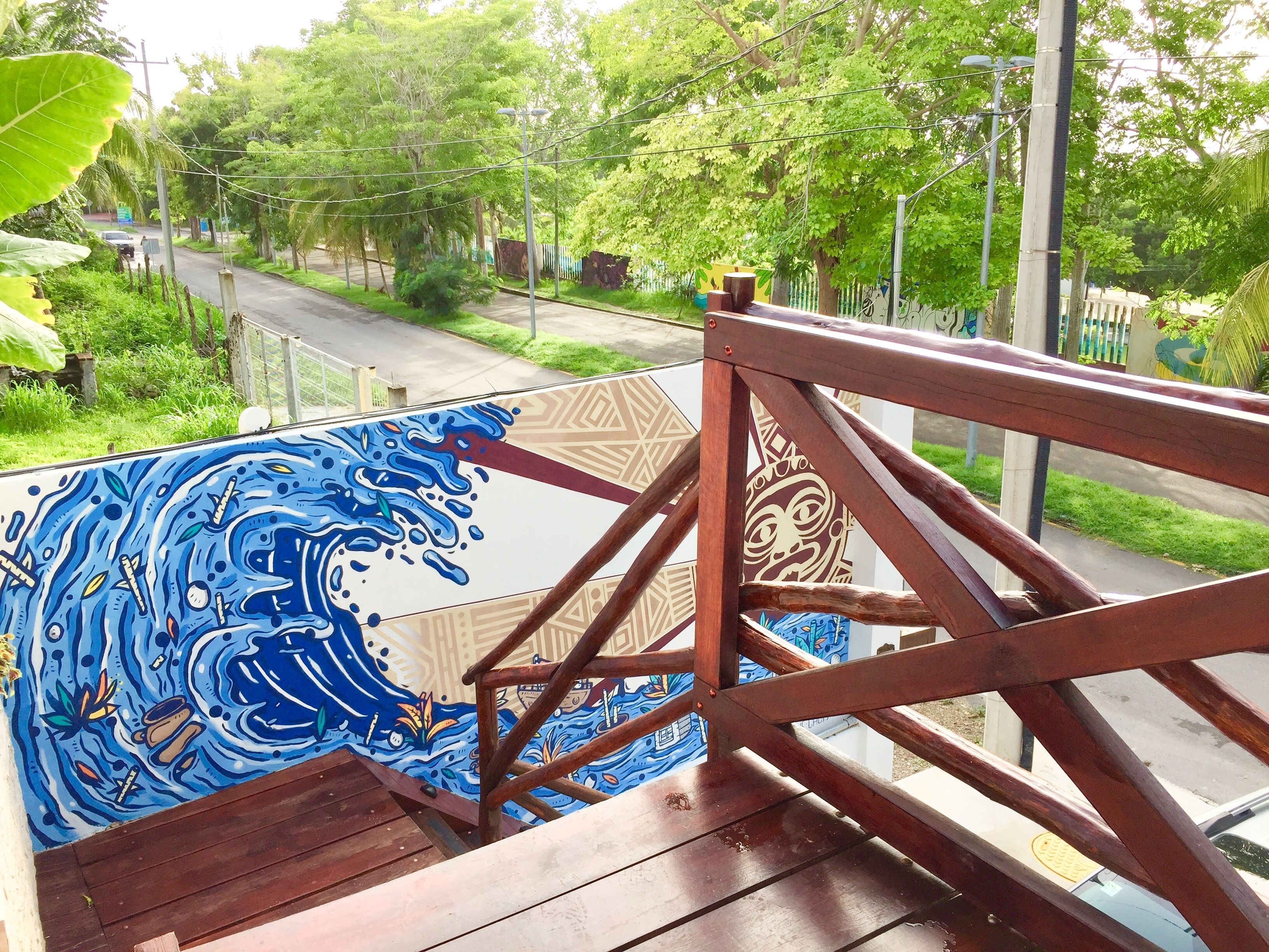 comfort double room, 2 double beds | view from room