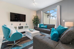 Casa, várias camas (VIlla Kerpen - Storey Lake) | Área de estar