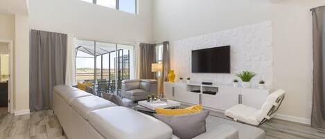 獨棟房屋, 多張床 (Villa Dream - Storey Lake) | 起居區 | 乒乓球