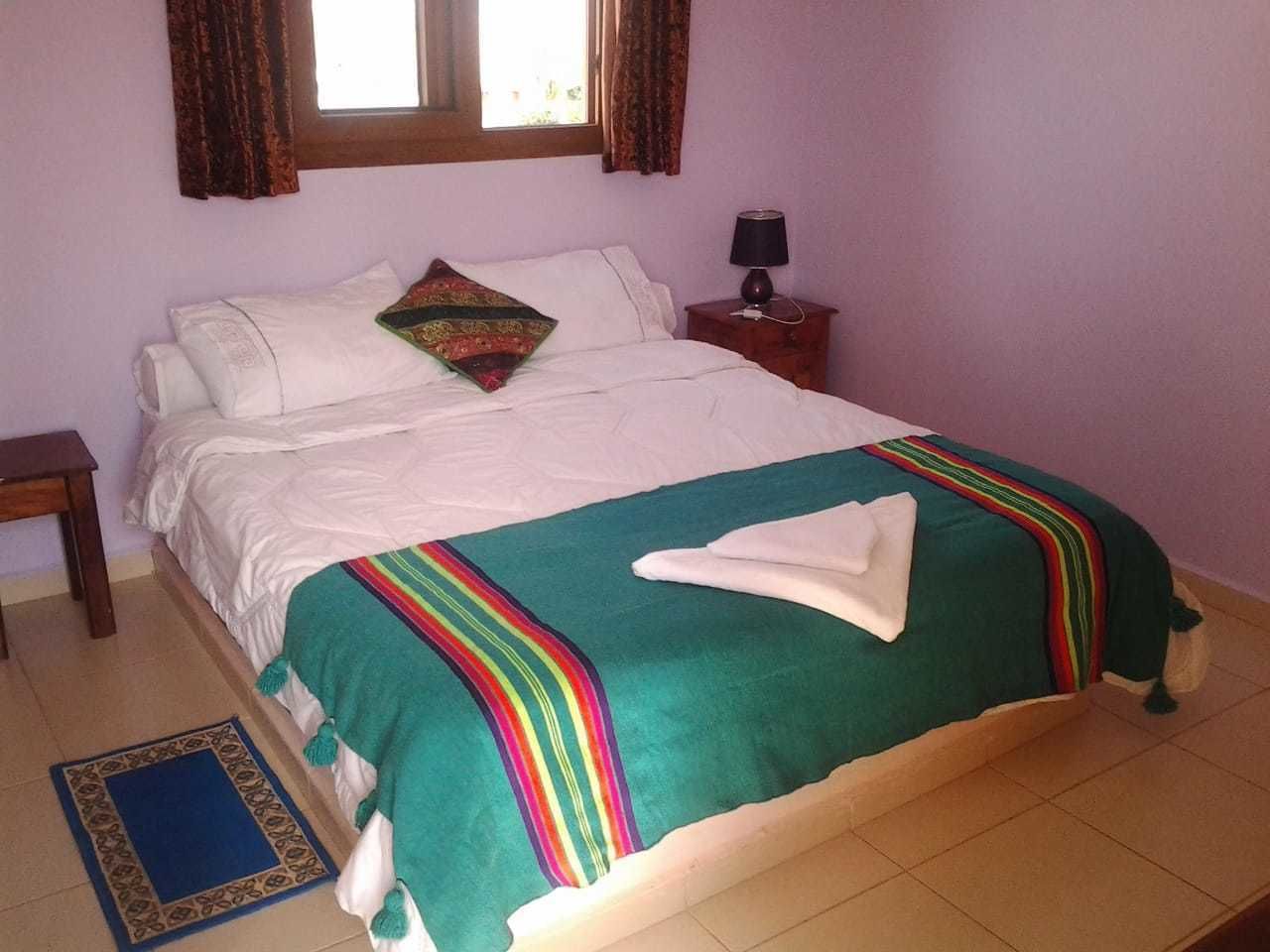 1 chambre, draps en coton égyptien, matelas Select Comfort