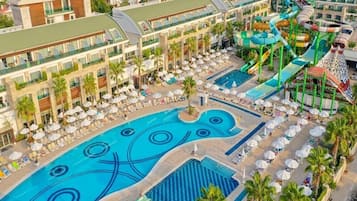 Indoor pool, outdoor pool