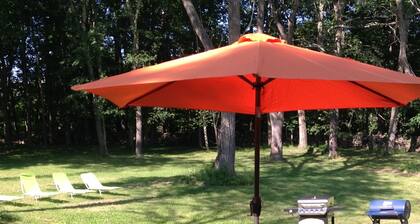 Guest House Catskill Mountains Private Backyard Fire Pit BBQ Grill Ski Golf Hike