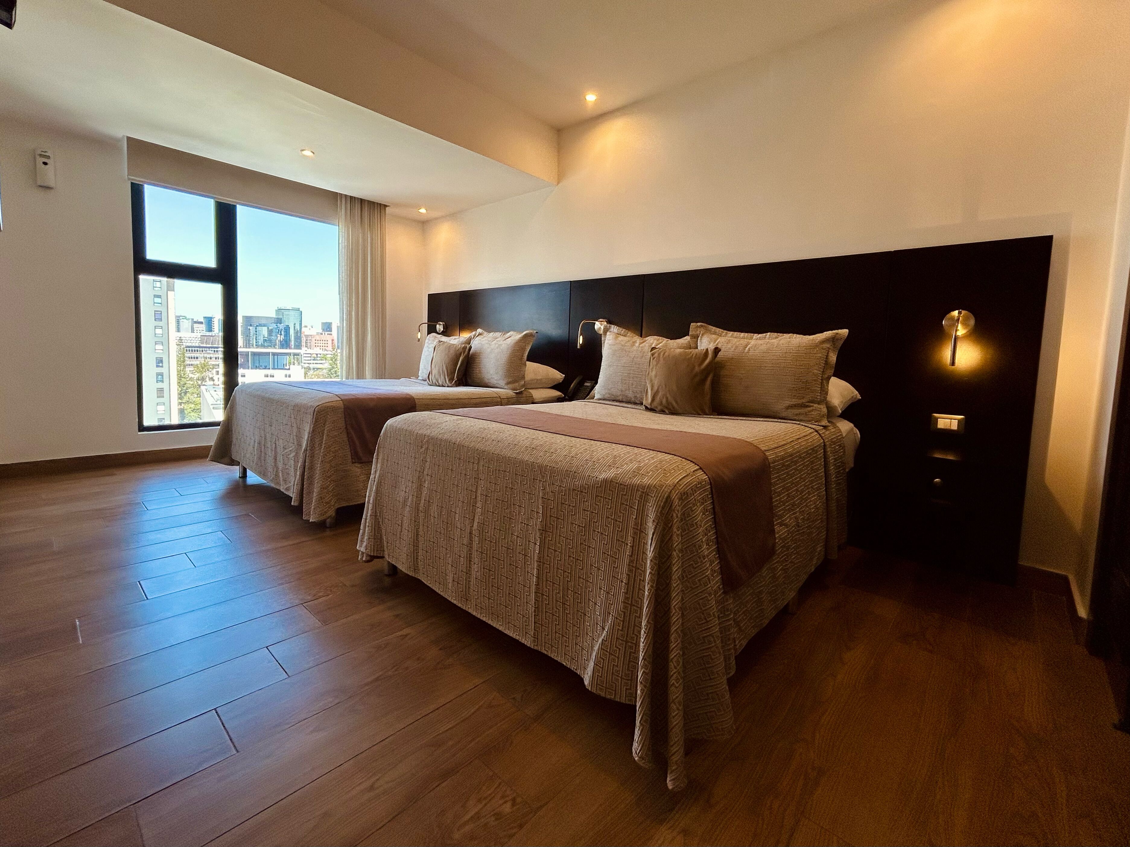 20 phòng ngủ, bộ đồ giường cao cấp, két bảo mật tại phòng 