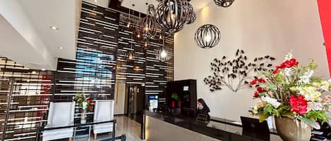 Check-in/check-out kiosk