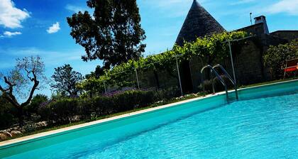 Trullo Mandorlo Private swimming pool - near Ceglie Ostuni and Martina-Valle D'Itria