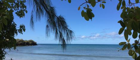 Ranta lähistöllä, rantapyyhkeitä