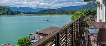 Exclusive apartment on the shores of Lake Ossiach - with lake access