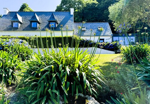 Gîte "les Camélias" - Spa bien-être - Cadre verdoyant - Trestel Plage