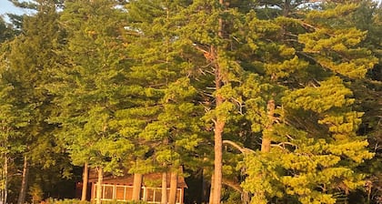Charming Waterfront Cabin with Mountain View and Private Beach Access!