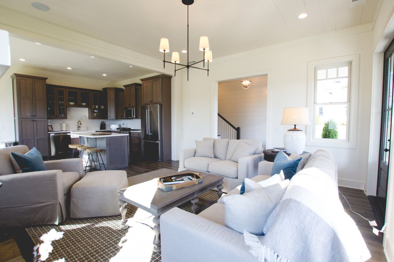 TV, fireplace, books, stereo