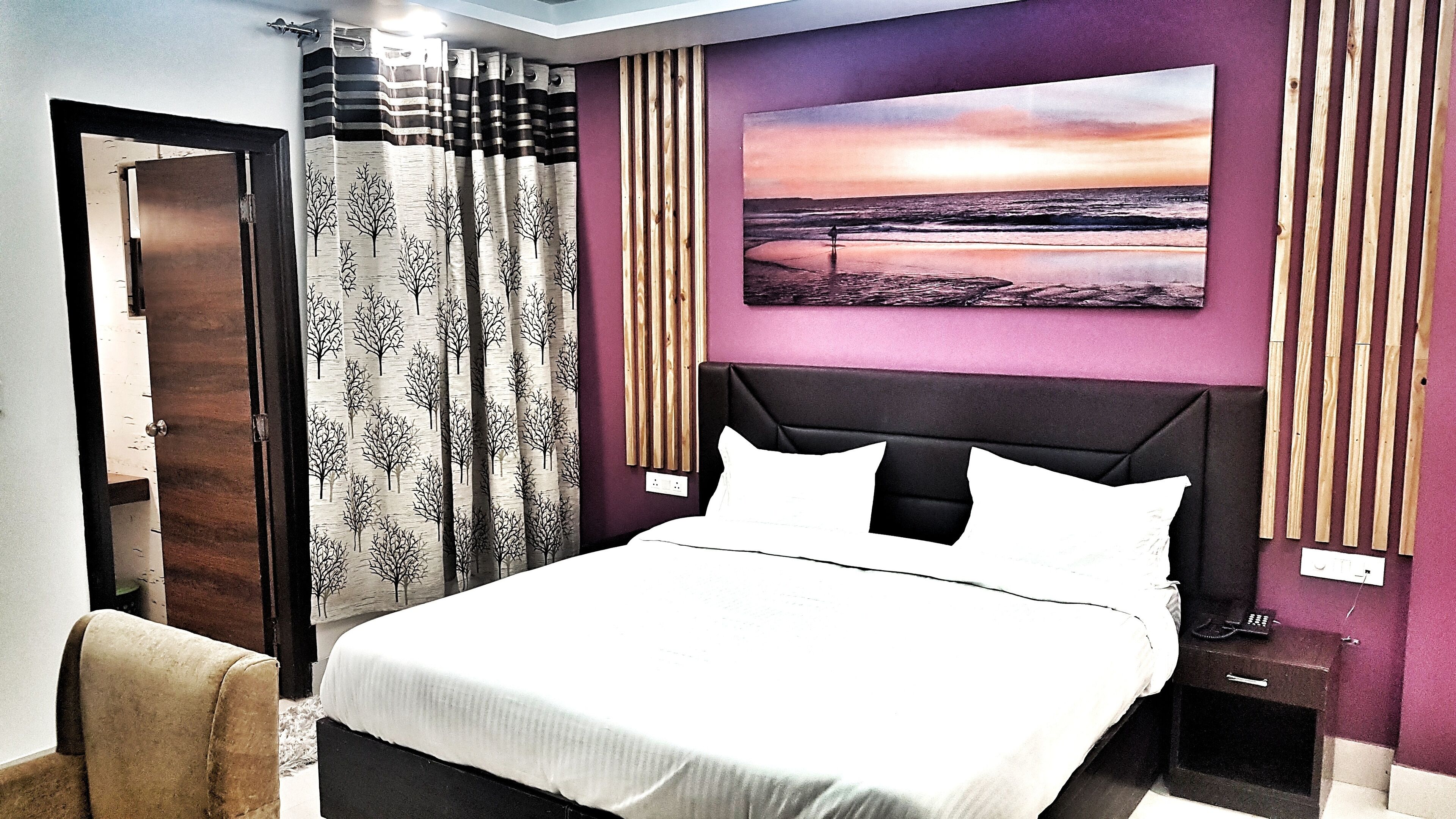 Superior Double Room | Premium bedding, desk, soundproofing, free WiFi