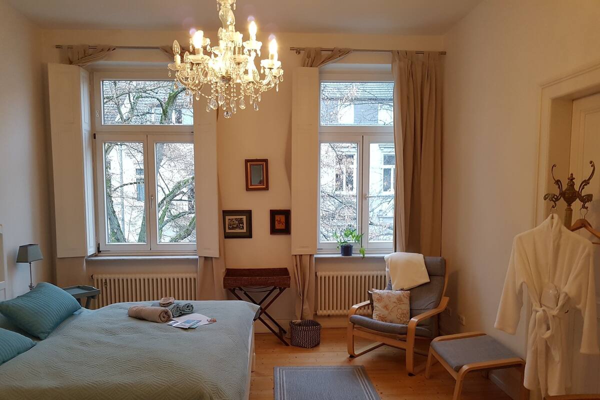 Desk, iron/ironing board, free WiFi, bed sheets