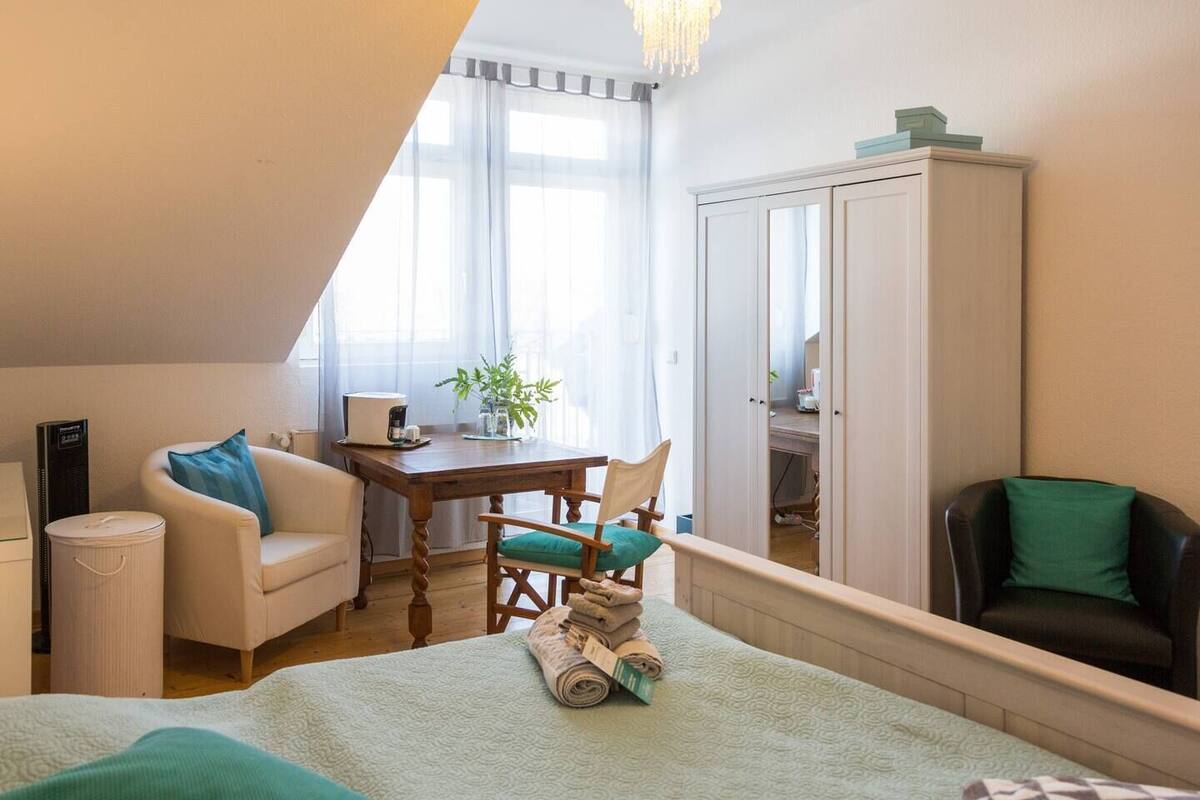 Desk, iron/ironing board, free WiFi, bed sheets
