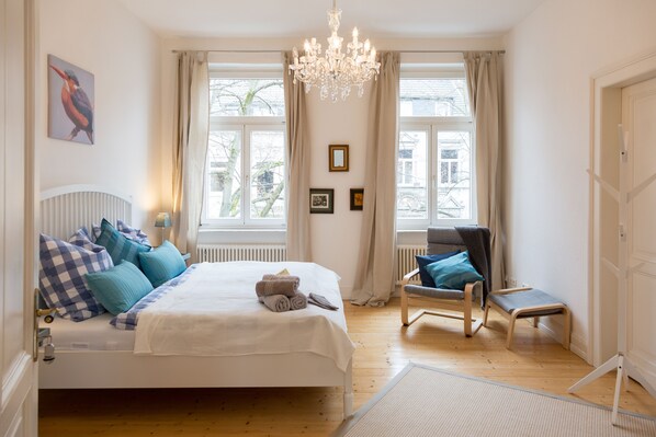 Desk, iron/ironing board, free WiFi, bed sheets