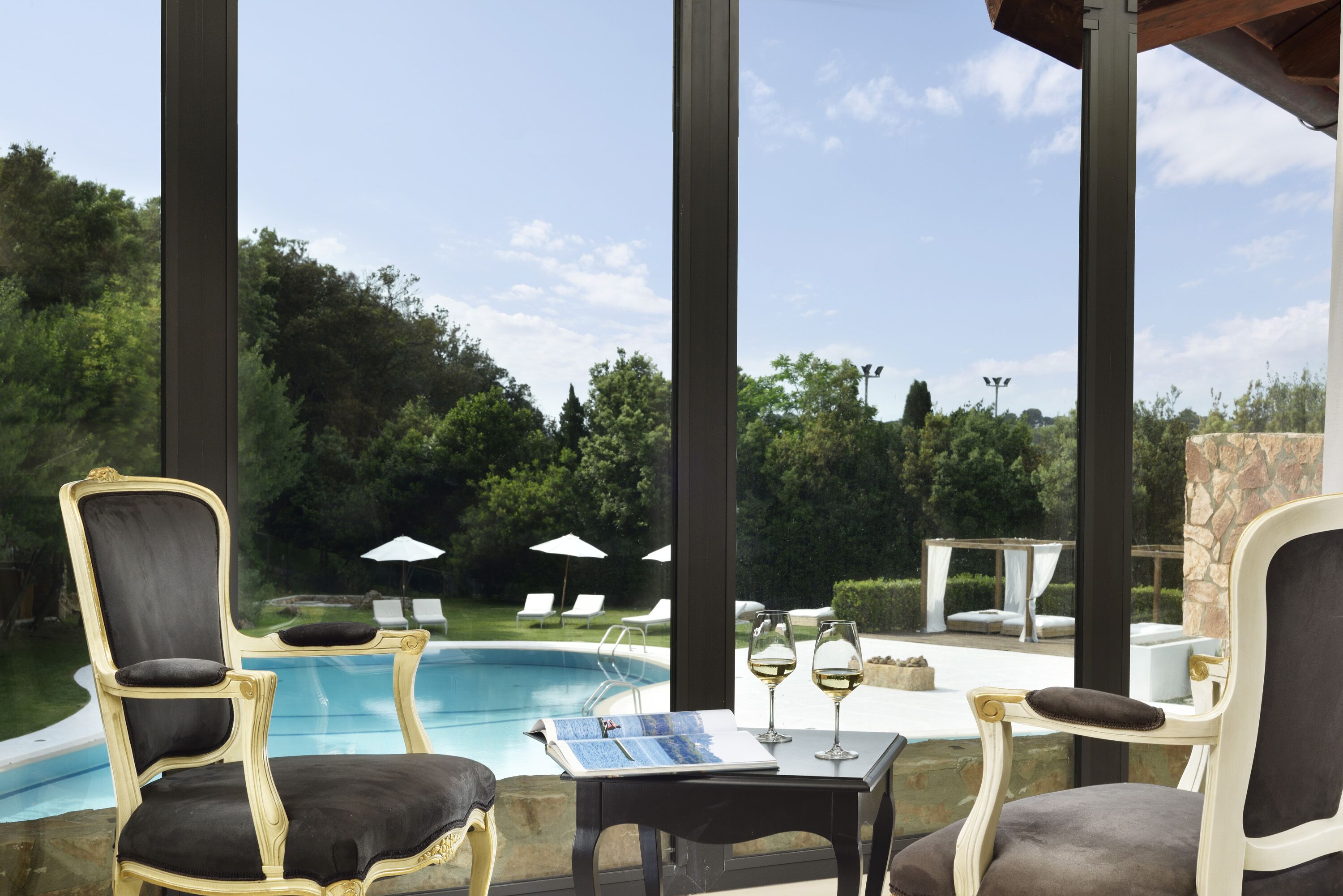 Junior Suite, 1 King Bed, Hot Tub, Pool View | 1 bedroom, down comforters, minibar, in-room safe