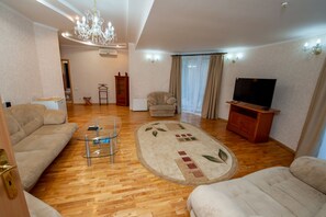 Căn hộ Presidential, 1 phòng ngủ | 1 phòng ngủ, bộ đồ giường cao cấp, minibar 