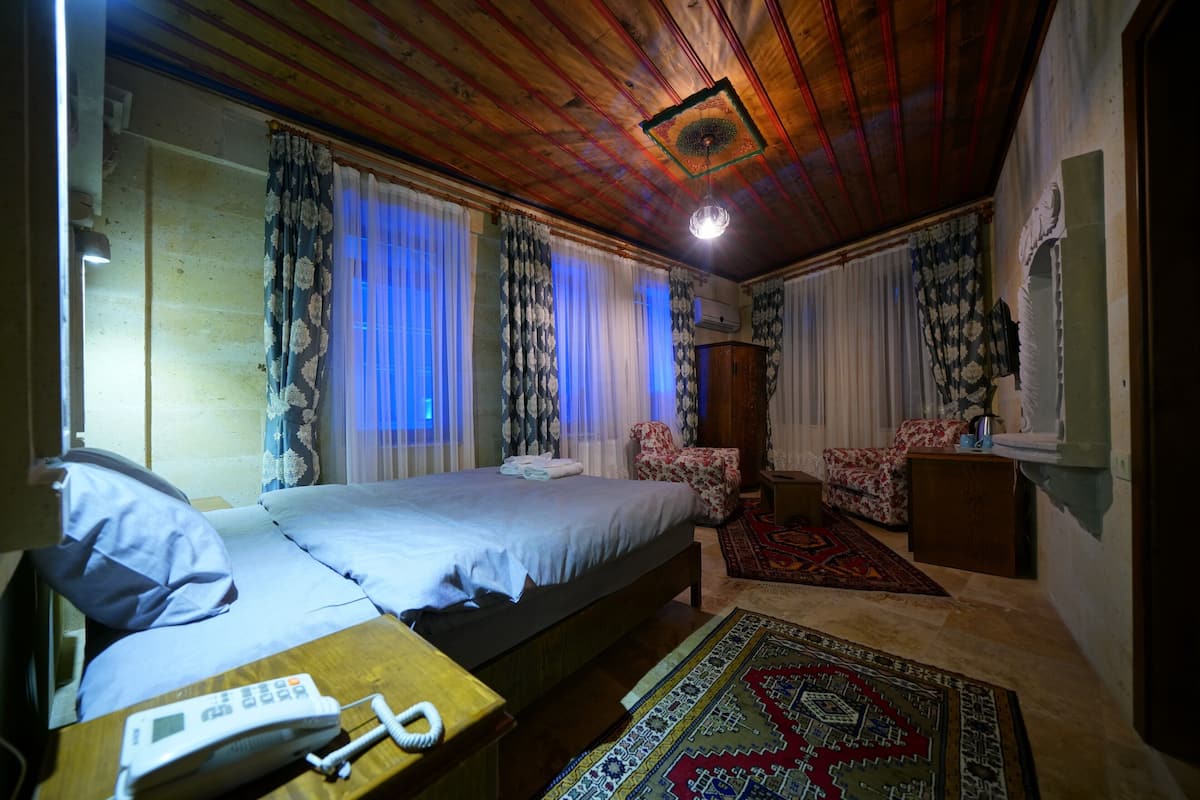 Premium bedding, minibar, desk, laptop workspace