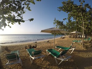 On the beach - Afreeka Beach Hostel & Music Bar (Las Terrenas)