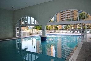 Indoor pool, outdoor pool