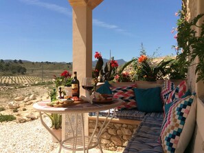 Terrace/patio - Los Cuatro Vientos B&B (Jumilla)