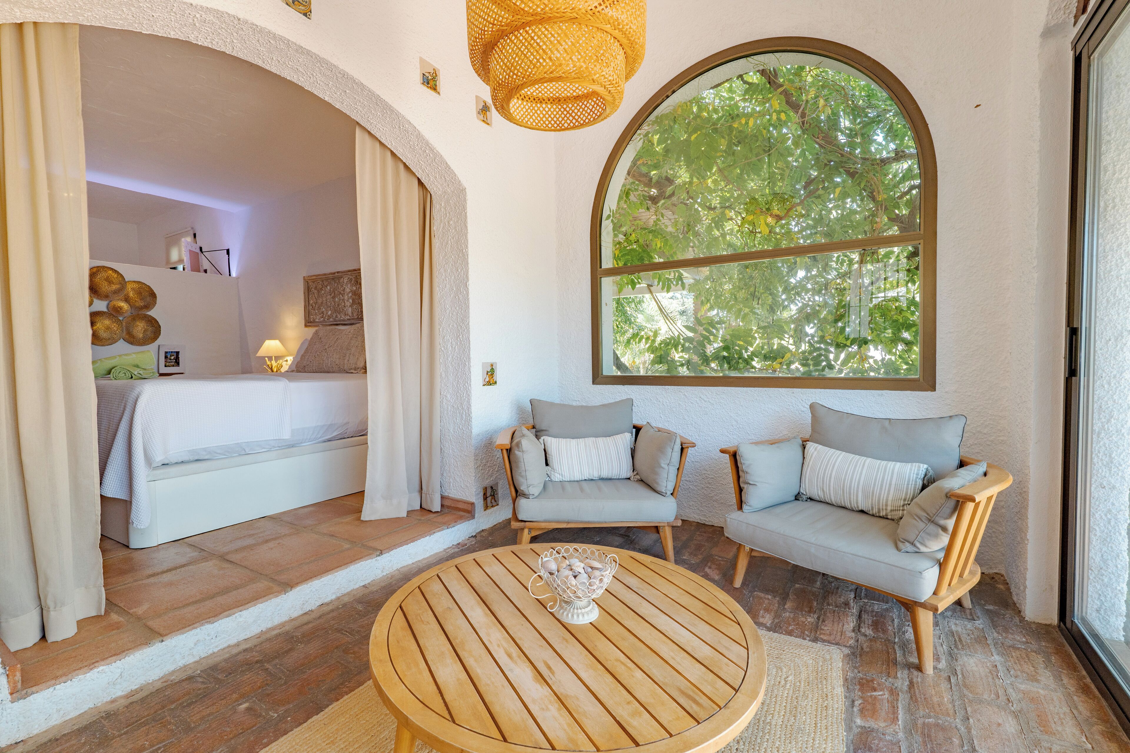 Habitación exclusiva doble, terraza, vistas al valle (Malaga) | Mobiliario individual, wifi gratis, ropa de cama