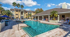 Outdoor pool, a heated pool - Poolside Condo- Zero Stairs -Clearwater Beach Area - Heated Pool - Free Parking  (Clearwater)