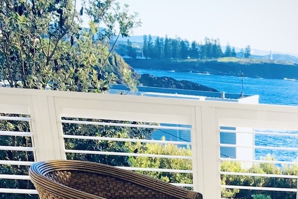 Sea views. Wake to the sound of waves