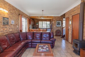 TV, fireplace, DVD player, table football