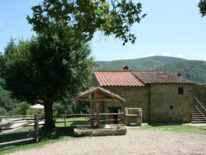 Exterior - Typical stone farmhouse with private pool and garden situated in a hilly position a few km from the (Arezzo)