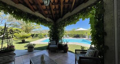 VilladuCouchant, piscine , calme, vue magnifique, 15mn des gorges de l'Hérault