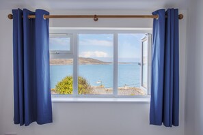 Interior - Superb sea views, private off-road parking, fenced garden; spacious, light, airy (Coverack)