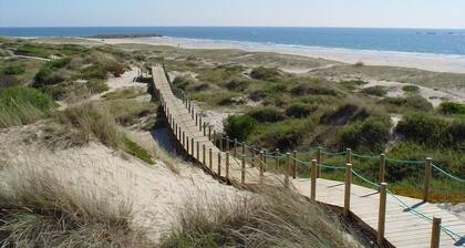 Des vacances tranquilles entre les dunes, la plage, la pinède et la rivière.
