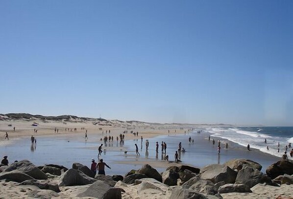 Uitzicht op strand/zee